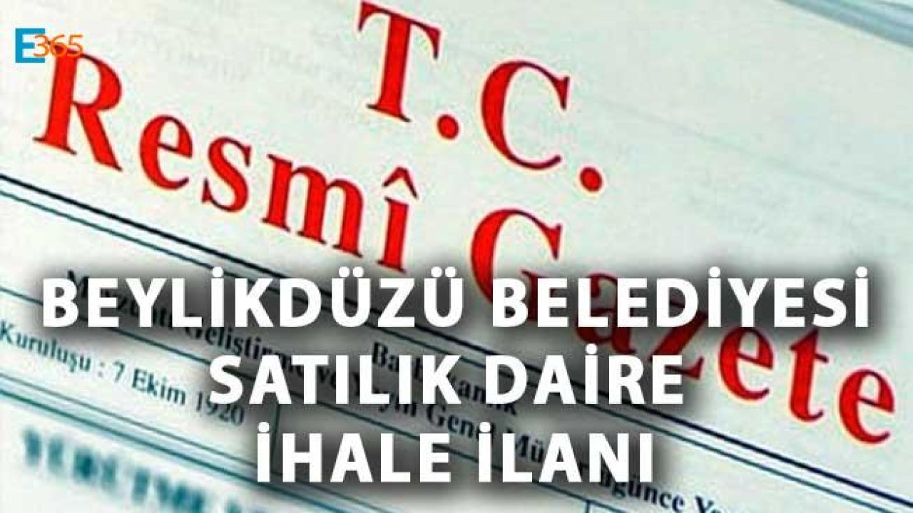 Beylikdüzü Belediyesi Satılık Daireler İçin İhale Düzenliyor!