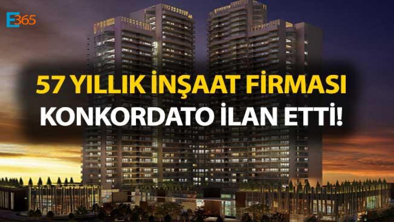 Konkordato İlan Eden Şirketler Arasına 57 Yıllık Metsan İnşaat'ta Katıldı!