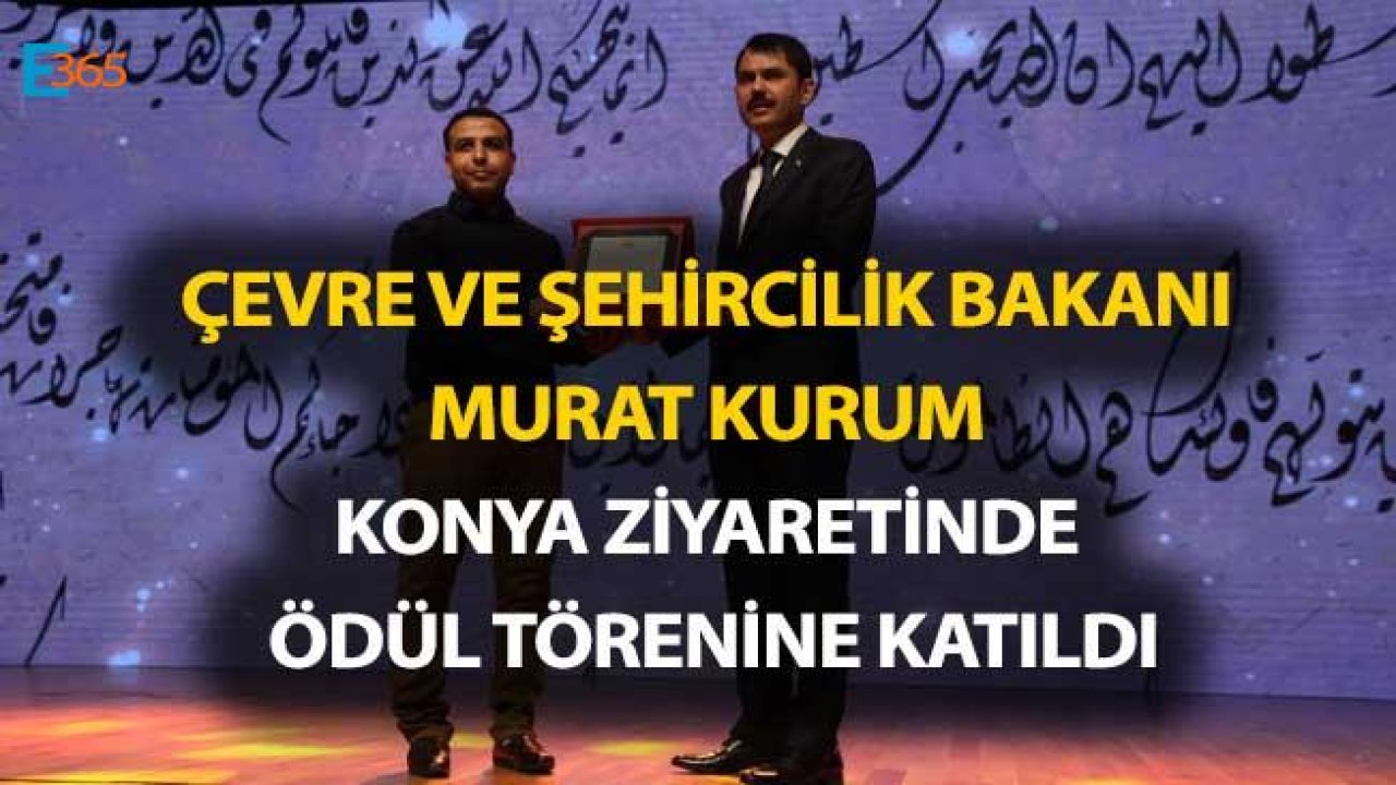 Bakan Kurum 2. Uluslararası İslam Sanatları Yarışmasını Kazananlara Ödüllerini Verdi