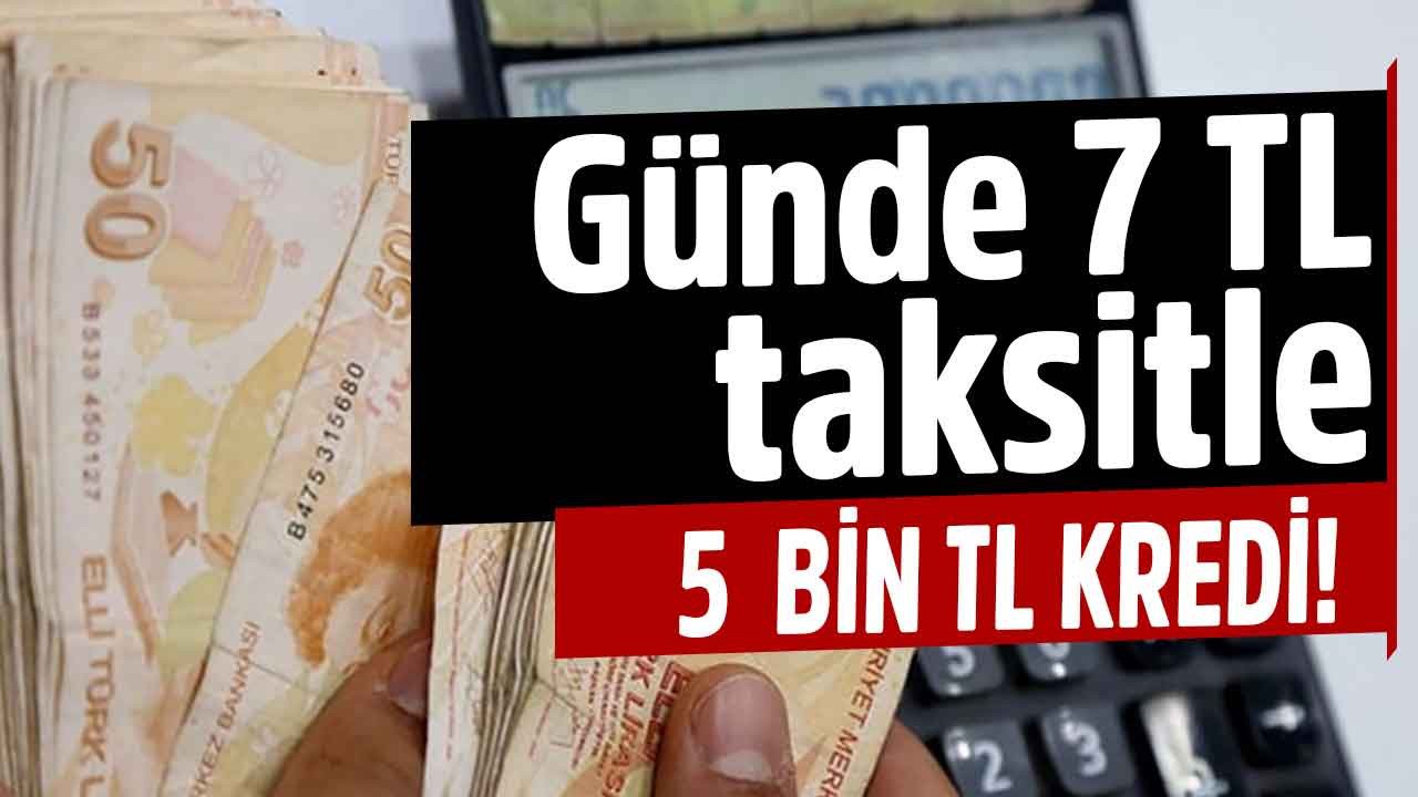 Günde 7 TL taksit ödeyene Ziraat Bankası 5.000 TL destek kredisi verecek! İhtiyaç kredi paketinde Ağustos oranları