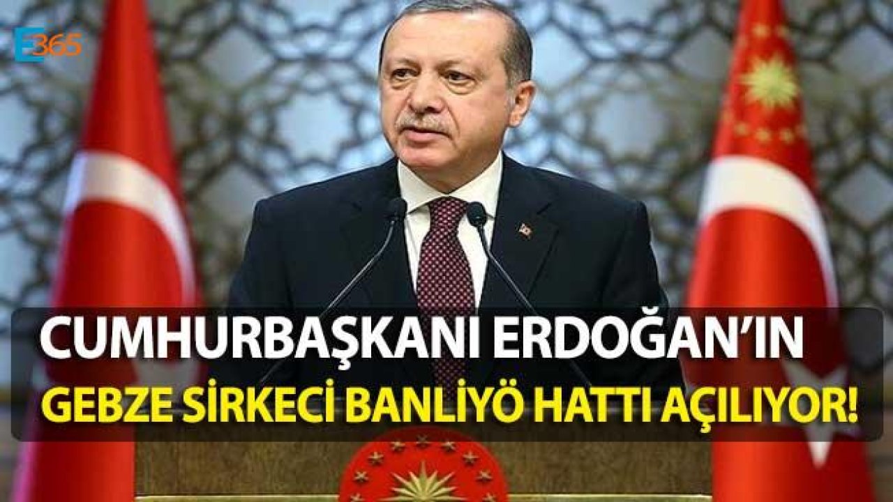 Gebze Haydarpaşa Sirkeci Halkalı Banliyö Hattı Hizmete Açılıyor!