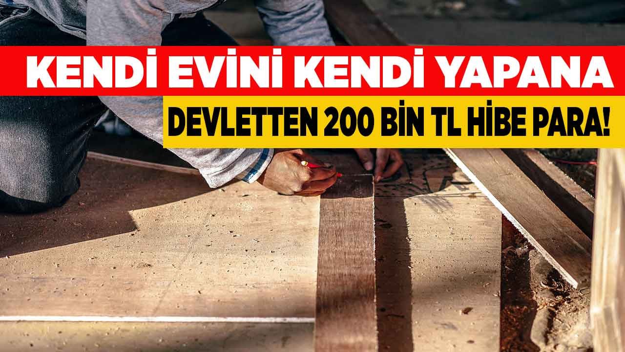 Kendi arsası olanlara devletten betonarme ev yardımı: Üzerine konut yapana karşılıksız, geri ödemesiz 200 bin TL hibe para desteği verilecek!