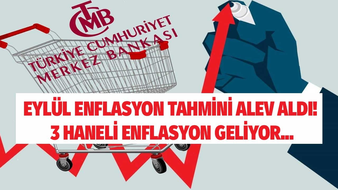 Eylül ayında enflasyon 3 haneli olacak! Ekonomistlerin TÜİK TEFE TÜFE Ağustos 2022 enflasyonu tahmini beklentisi