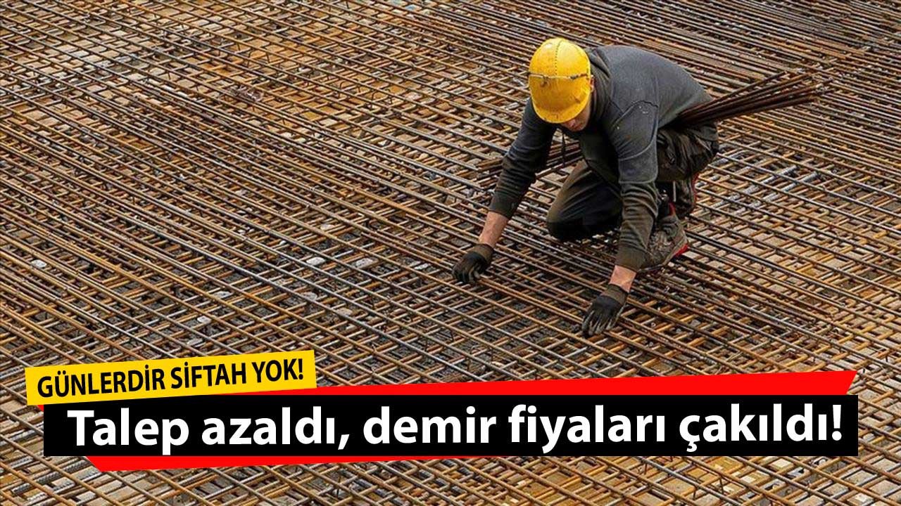 Demir tüccarları ve fabrikalar siftah yapamadı, inşaat demiri ton fiyatı için indirim açıklandı! Demirin tonu ne kadar?