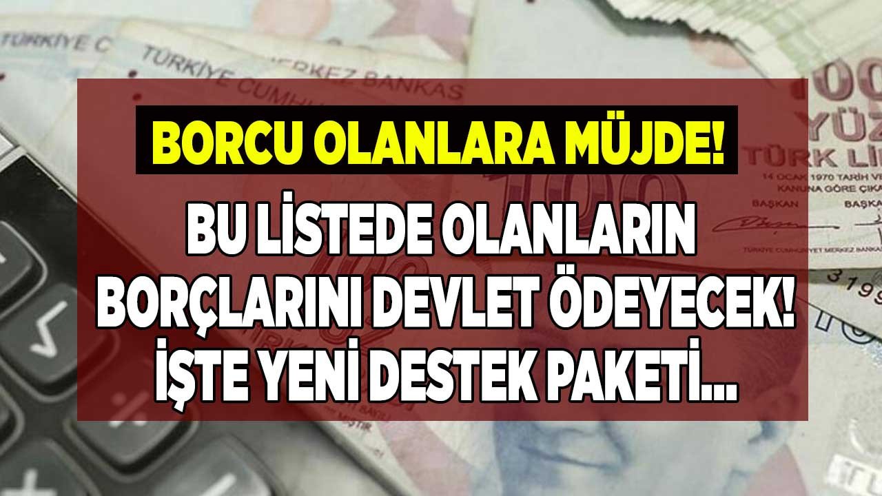 İcra borcu olanlara müjde: Devlet bu borçları tek kalemde silecek! Dar gelirliye destek paketi ile kimlerin borcu silinecek?