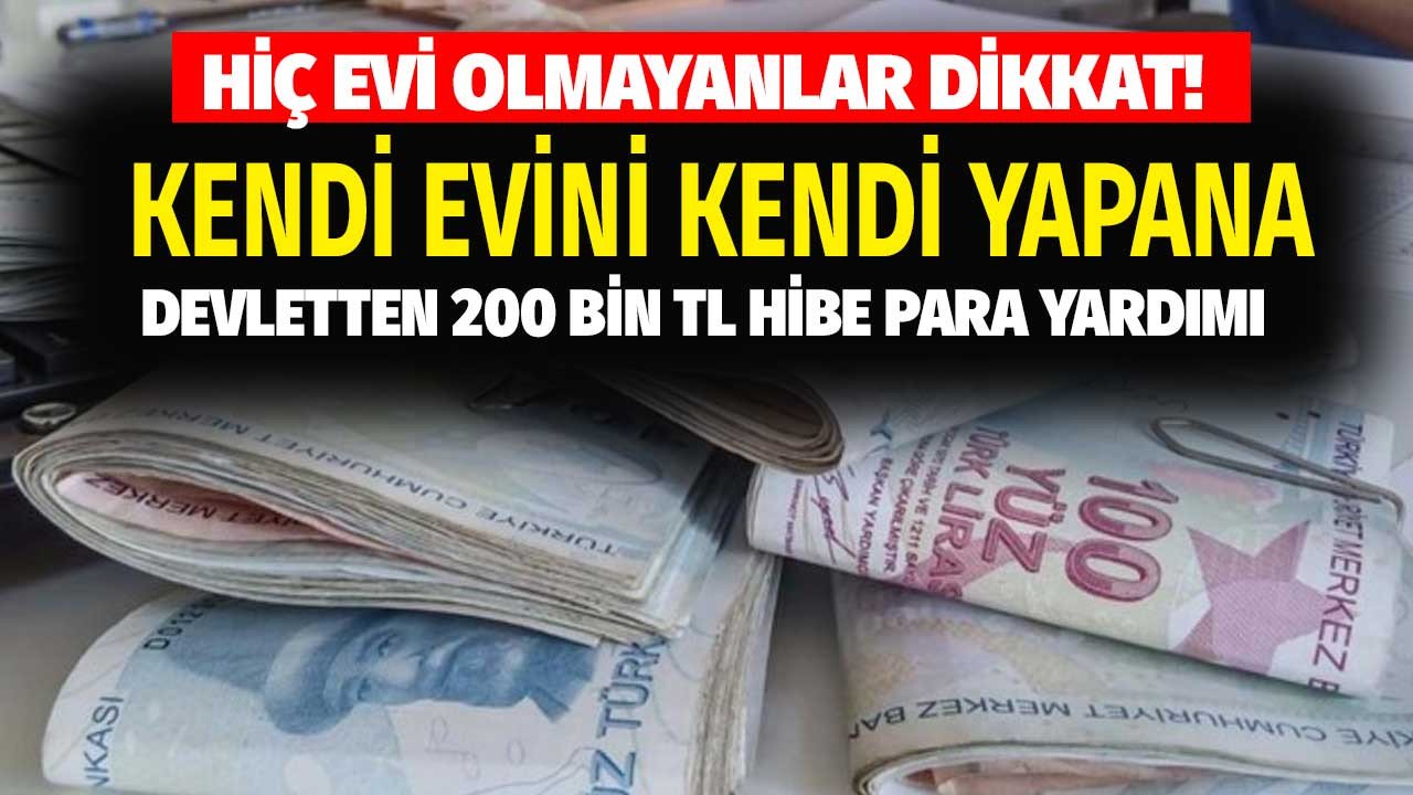 Hiç evi olmayıp kendi evini kendi yapana devletten 200.000 TL hibe para yardımı! 2022 prefabrik, betonarme ev yardımı