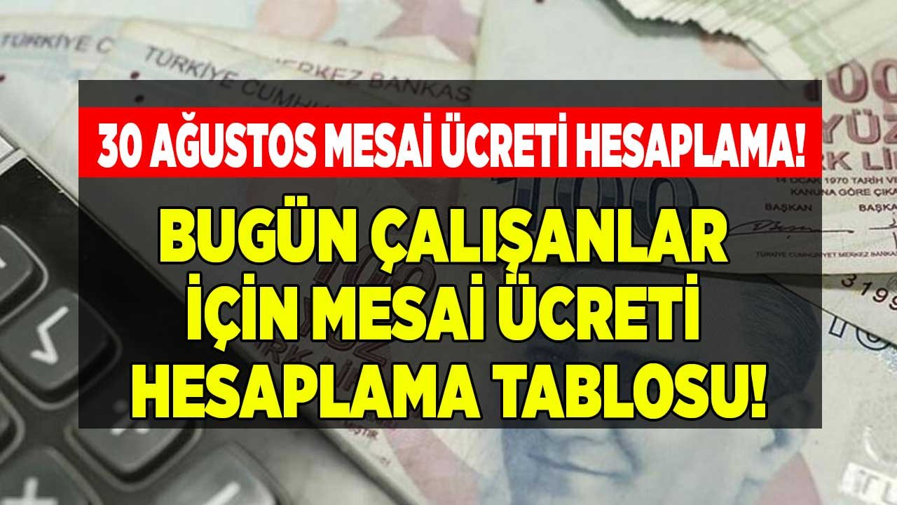 30 Ağustos mesai var mı, çift mesai mi, Zafer Bayramı mesaisi nasıl hesaplanır 2022, çalışanlar kaç TL alacaklar?