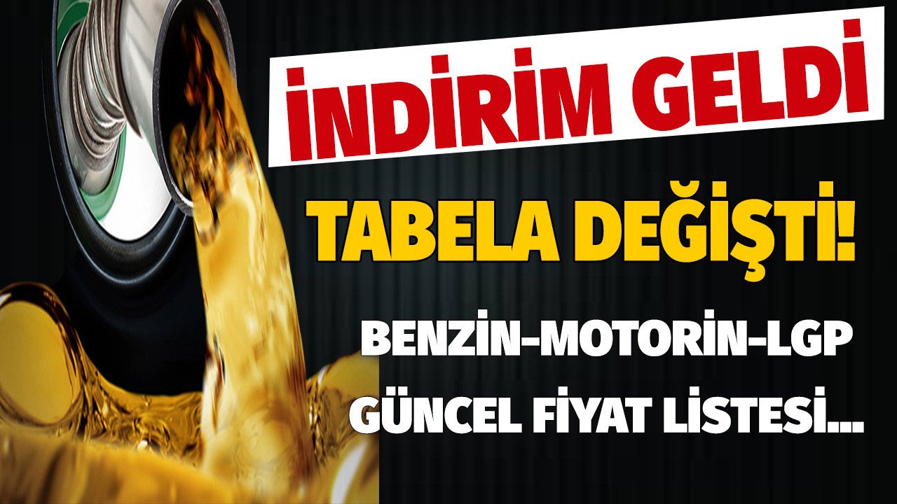 Son Dakika: Akaryakıt istasyonları indirimi pompaya yansıttı! Benzin, motorin ve LPG fiyatları Ankara, İstanbul, İzmir kaç TL oldu?