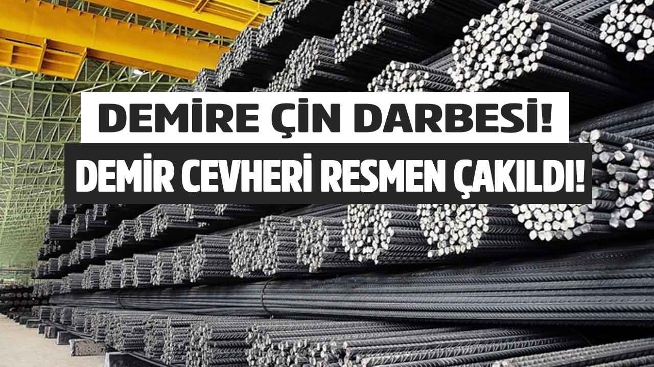 Demir cevheri dibe vurdu, inşaat demiri fiyatları için indirim beklentisi oluştu!