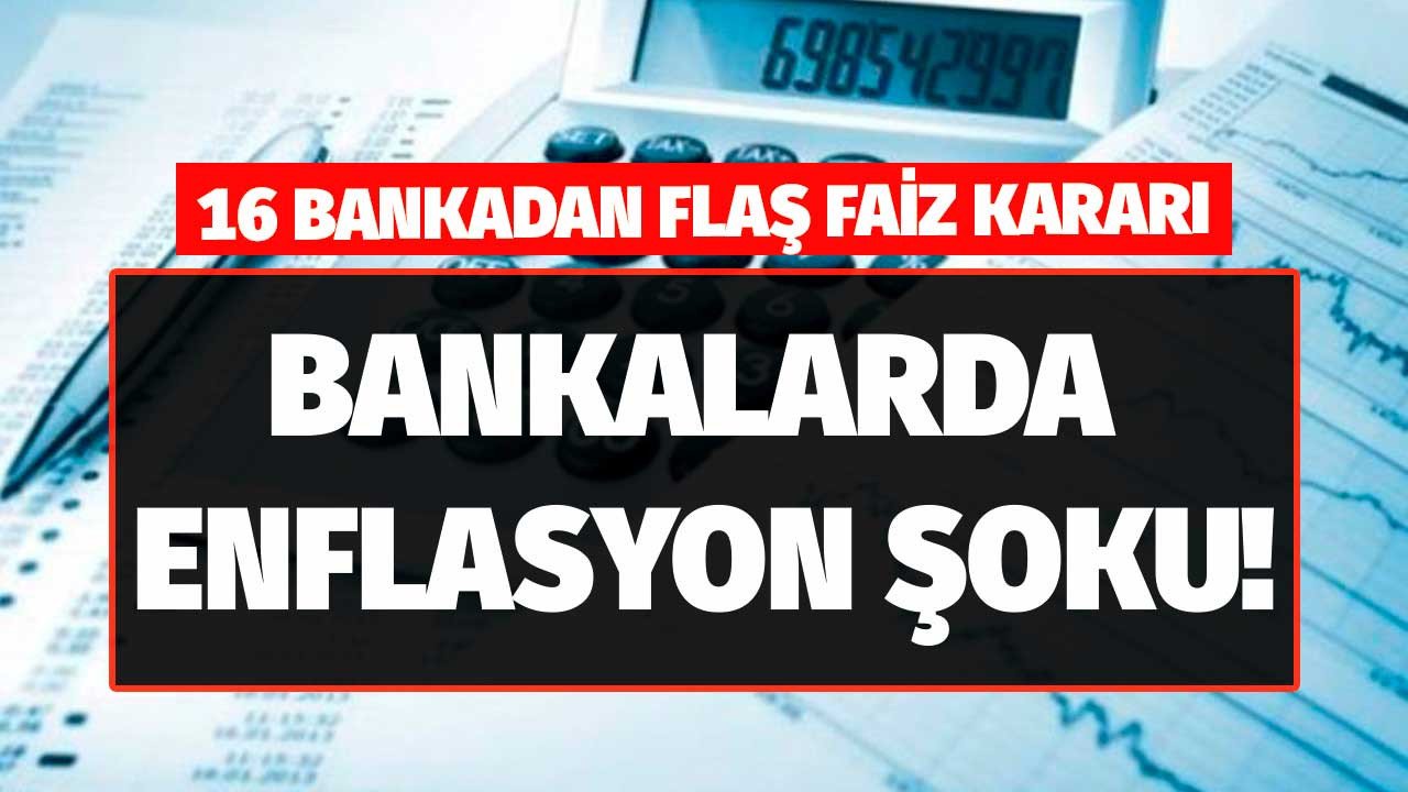 Faiz oranlarında enflasyon dalgası patlama yarattı! İhtiyaç, taşıt ve konut kredisi faiz oranları infilak etti