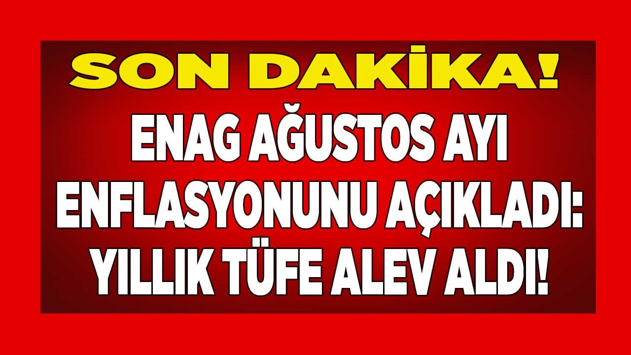 Son dakika! ENAG TÜİK'ten erken davrandı Ağustos ayı enflasyonu 2022 için rakamı açıkladı!