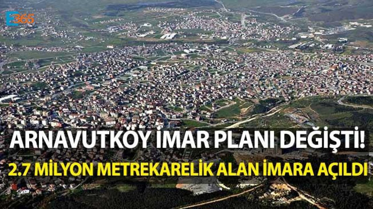 Mega Projeler İçin Arnavutköy Dursunköy'de 2.7 Milyon Metrekarelik Alan İmara Açıldı!