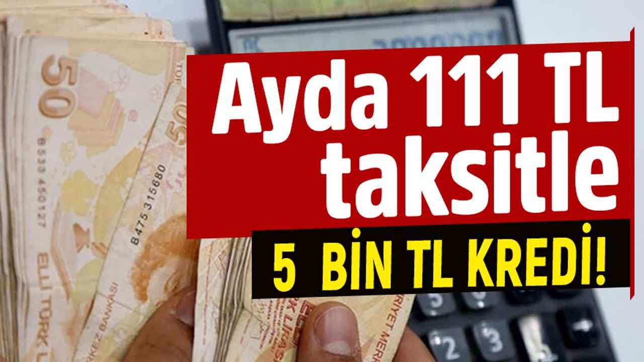 Aylık 111 TL taksitle 5.000 TL kredi! Başvuru rekortmeni Ziraat Bankası 60 ay vadeli destek kredisi başvuru ekranı açıldı