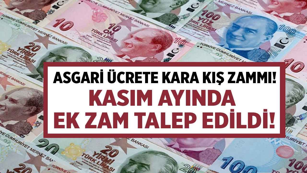 Asgari ücrete Kasım ayında kara kış zammı! İşçiler doğalgaz ve elektrik faturası için Kasım'da 3. ara zam istedi