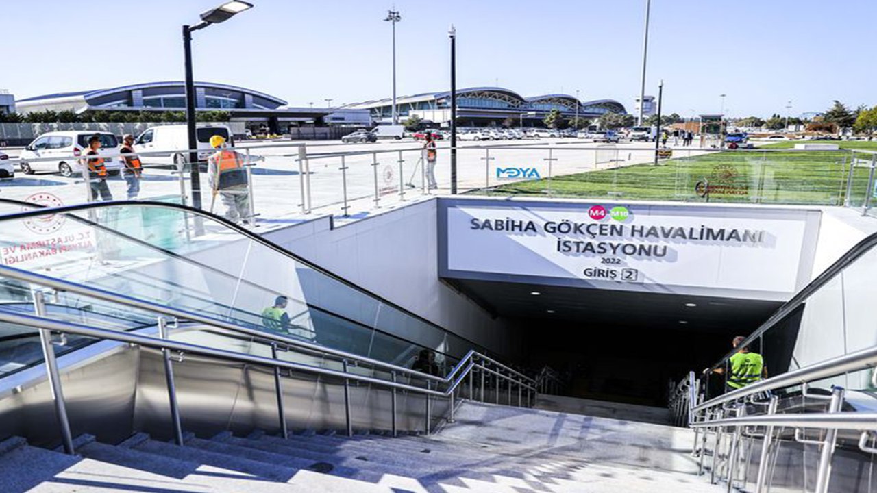 Pendik - Sabiha Gökçen metro hattı hizmete açıldı