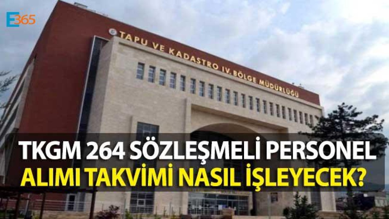 Tapu ve Kadastro Genel Müdürlüğü TKGM 246 Sözleşmeli Personel Alımı