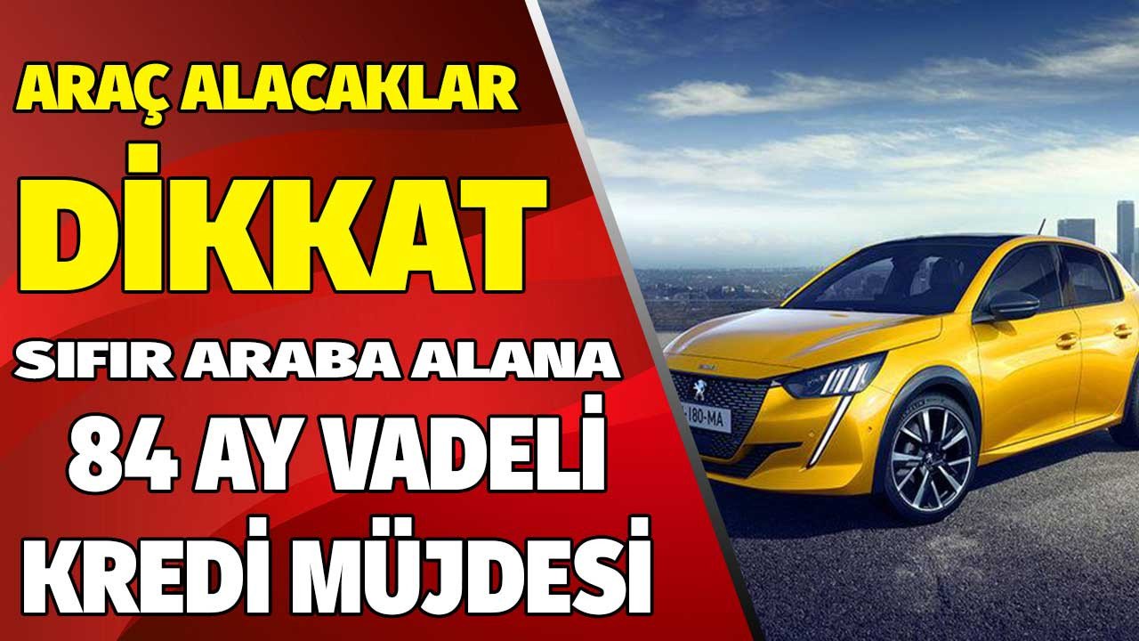 Bir kredi müjdesi de Bakan Nebati'den geldi! Halkbank sıfır araç alacaklara 84 ay vadeli taşıt kredi