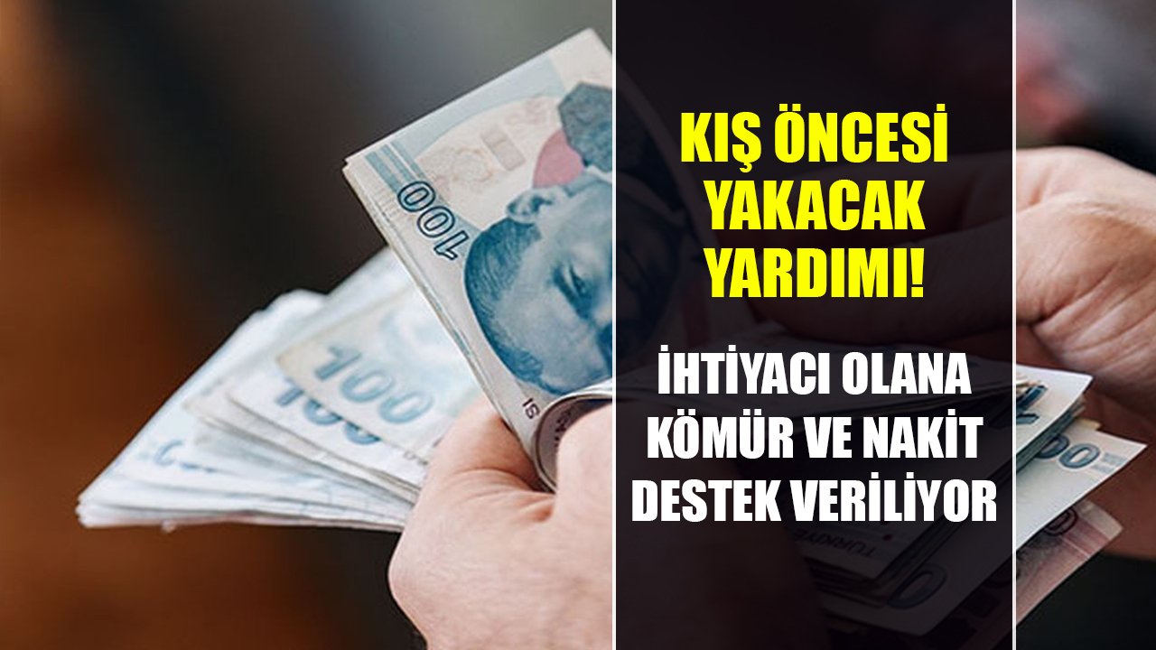 Kış öncesi yakacak yardımı dağıtıyorlar! İhtiyacı olana kömür ve nakit destek veriliyor!