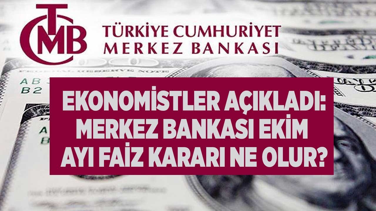 Merkez Bankası faiz kararı ne olur Bloomberg HT Ekim 2022 faiz anketi açıklandı