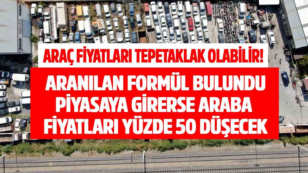 Araç fiyatlarını tepetaklak edecek formül bulundu piyasaya girerse araba fiyatları yüzde 50 düşer