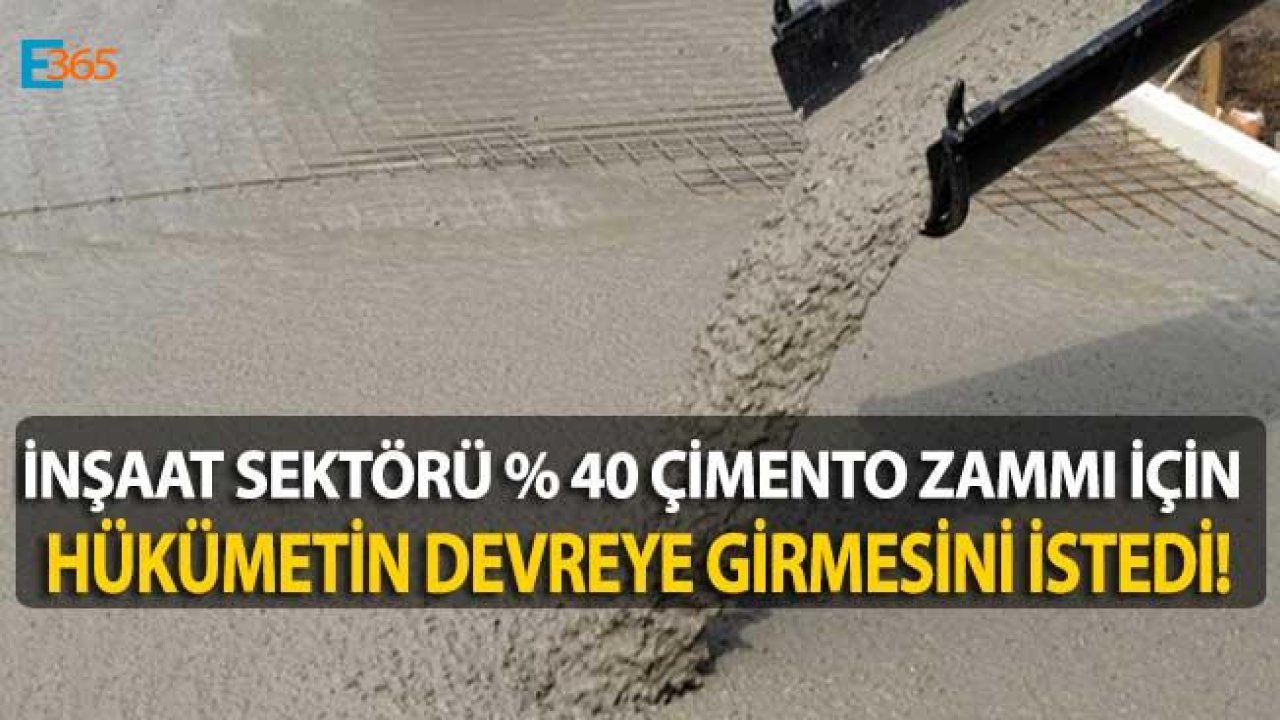 MÜSİAD Çimento Zammı İçin Hükümetin Devreye Girmesini İstedi!