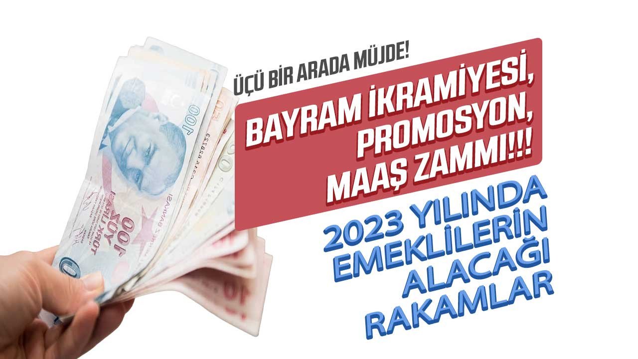 Emeklilere 2023 yılı için 3'ü bir arada müjde iddiası! Yüksek maaş, rekor promosyon, zamlı bayram ikramiyesi