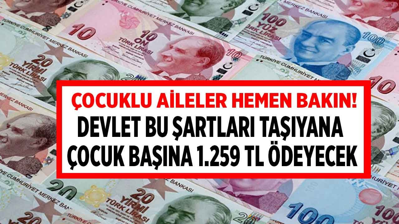 Çocuk başına 1.250 TL ödeniyor çocuklu aileler buraya hemen başvurunuzu yapın sizde destek ödemesi alın