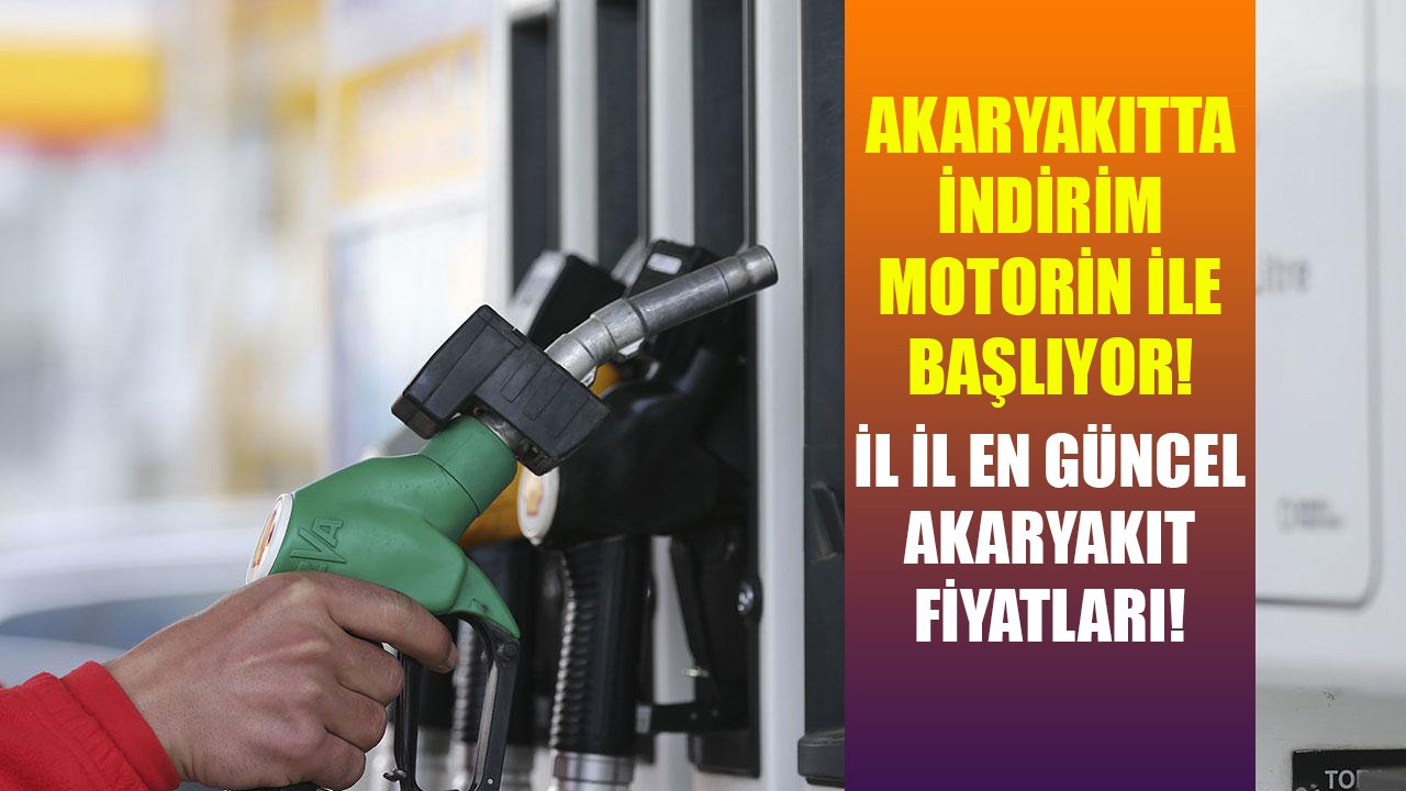 Akaryakıtta indirim kapağı motorin ile açılıyor! İstanbul, Ankara, İzmir güncel akaryakıt fiyatları!