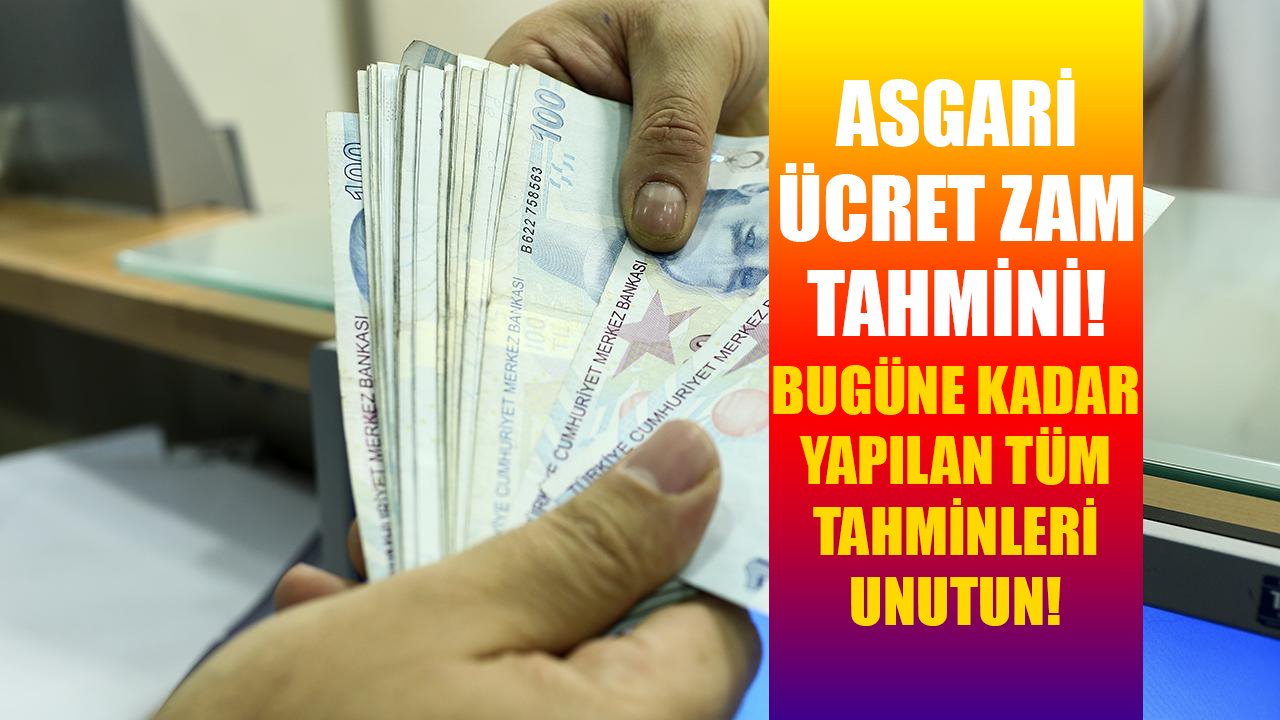 10 Bin TL'lik asgari ücret bekleyenler dikkat! Asgari ücret zammı tahmini ile ters köşe yaptı!