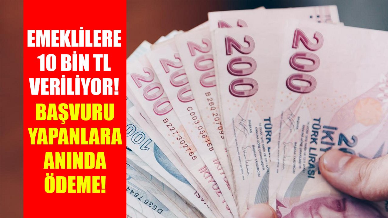 Yapı Kredi'den emeklilere 10 Bin TL! 30 Kasım'a kadar süresi var, imza atan parasını alıyor!