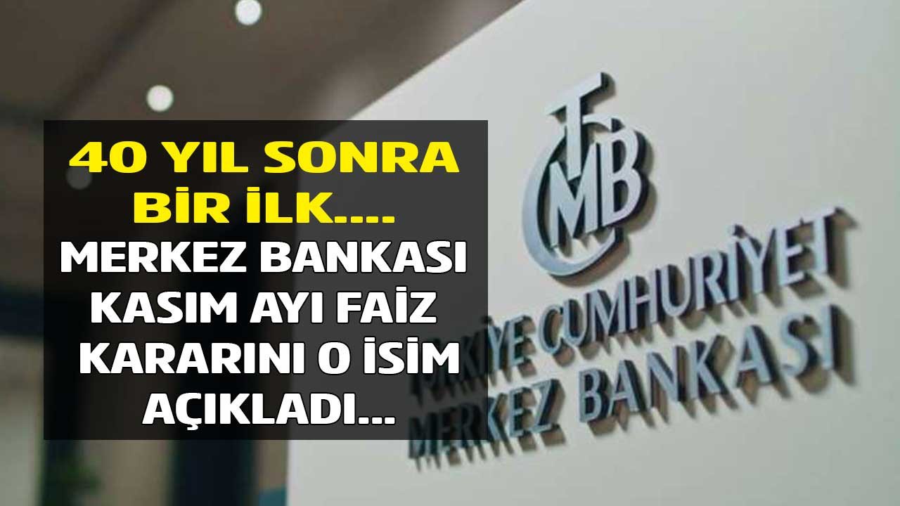 Ünlü ekonomist Babuşcu 40 yılda bir oluyor diyerek Merkez Bankası Kasım ayı PPK toplantısı faiz kararını açıkladı!