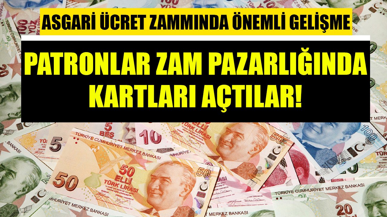 İşveren sendikasından asgari ücret zammı açıklaması! Patronlar zam pazarlığında kartları açtılar!