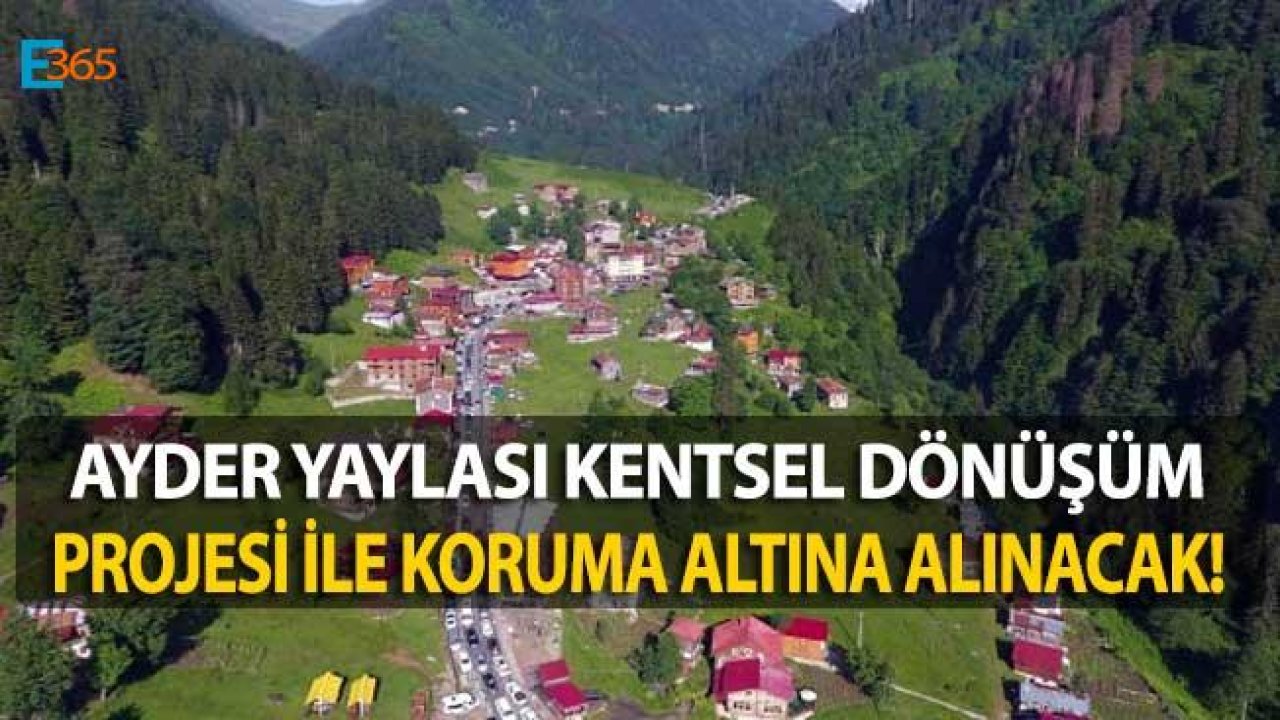 Bakan Kurum'dan Ayder Yaylası Hakkında Önemli Açıklama!