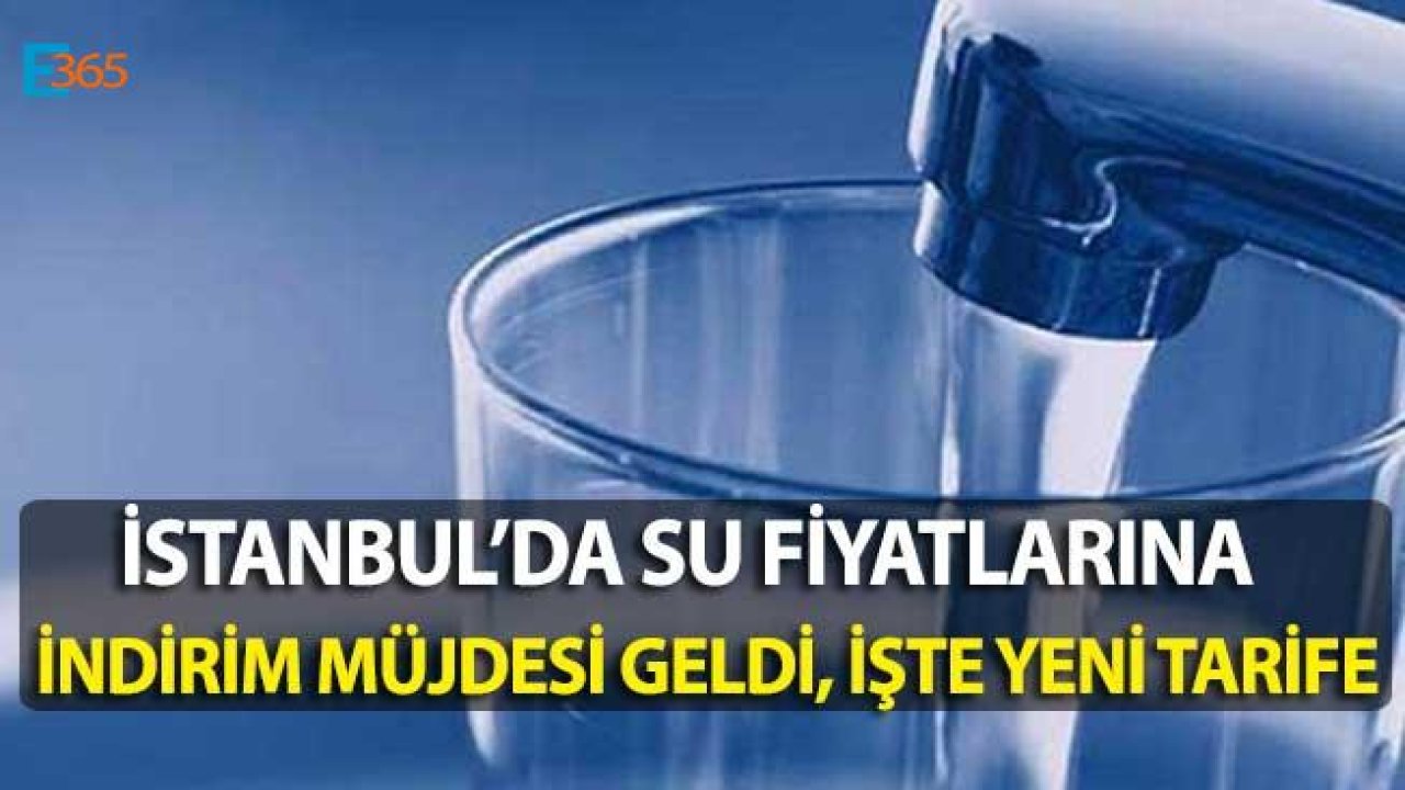 İstanbul'da Su Faturalarına Yüzde 15 İndirim Geldi!