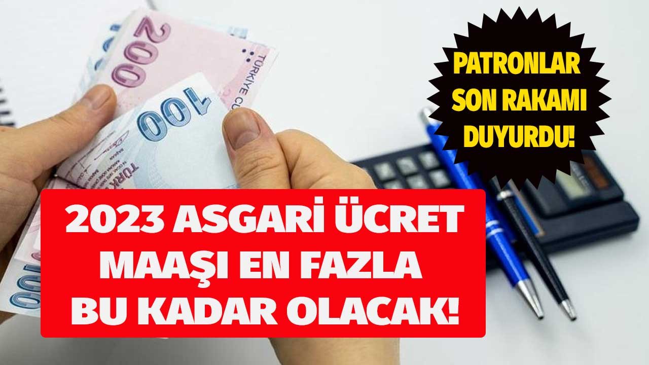 İşverenler 2023 asgari ücret zammı için kırmızı çizgilerini açıkladı en fazla bu kadar olacak!