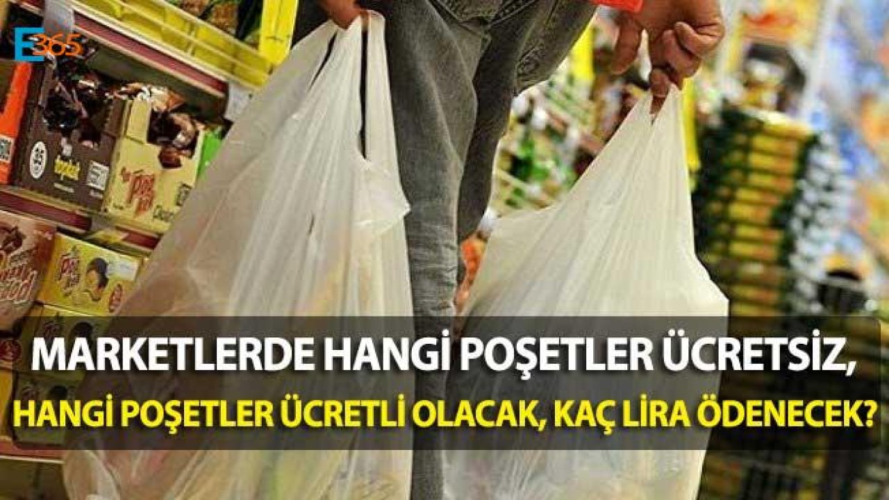 Hangi Poşetler Ücretli, Hangi Poşetler Ücretsiz Olacak, Plastik Poşet Fiyatları Kaç Lira Oldu?