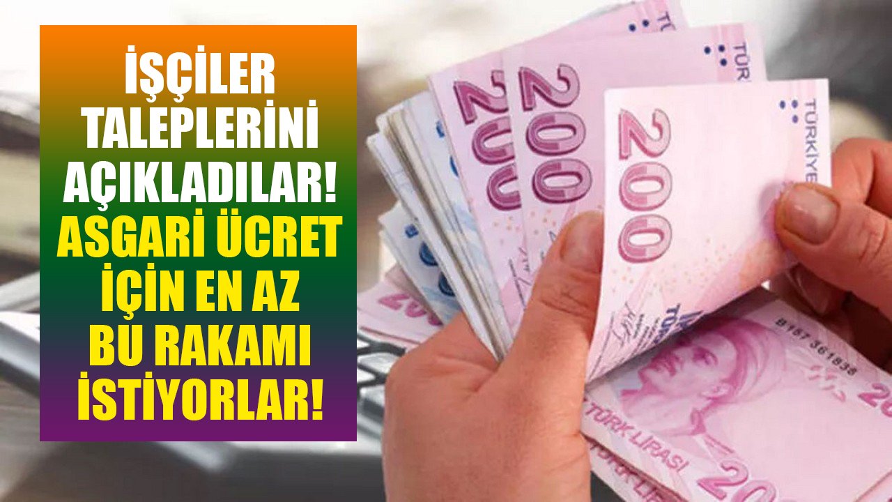 İşçiler ilk defa bu kadar net konuştular! Asgari ücret için en az bu rakamı istiyorlar!