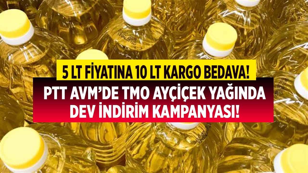 Tarım Kredi Market yok satmıştı PTT AVM'de sınırlı sayıda 5LT fiyatına 10 LT TMO Ayçiçek yağı kargo bedava kapıya teslim satışta!