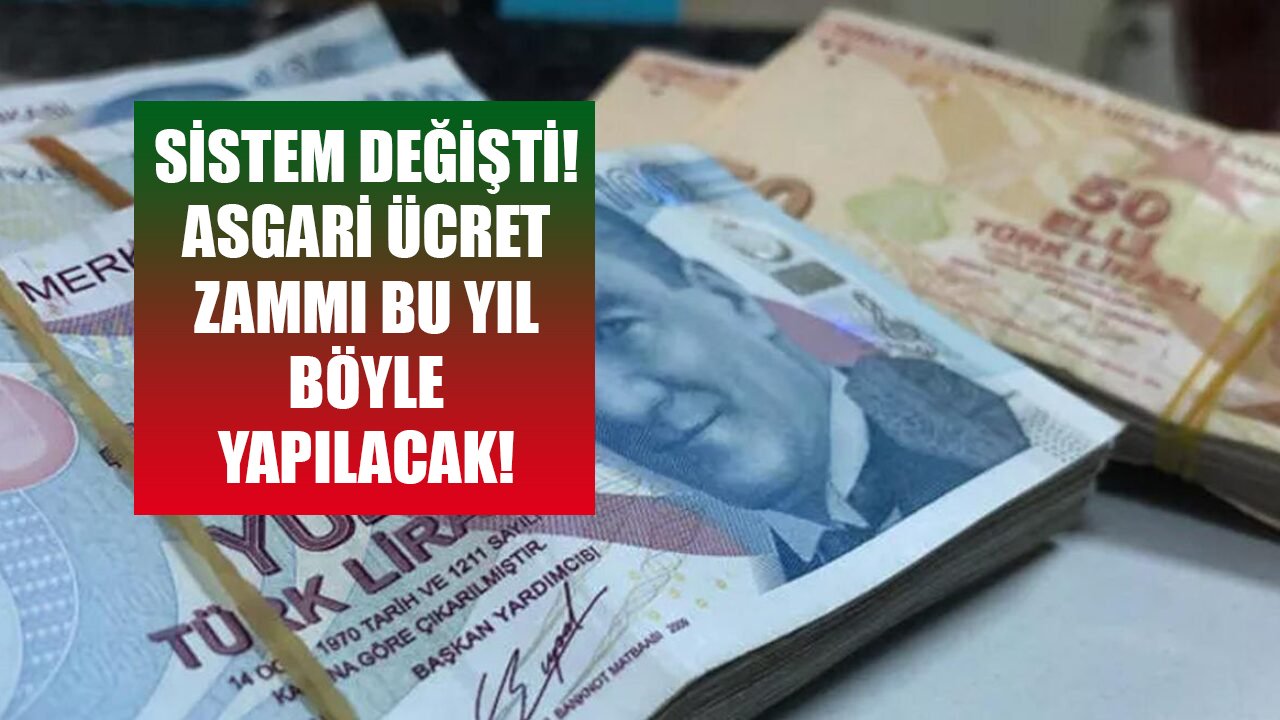 Asgari ücret zam hesaplamasında sistem değişti! Bu yıl pazarlıklar böyle yapılacak!