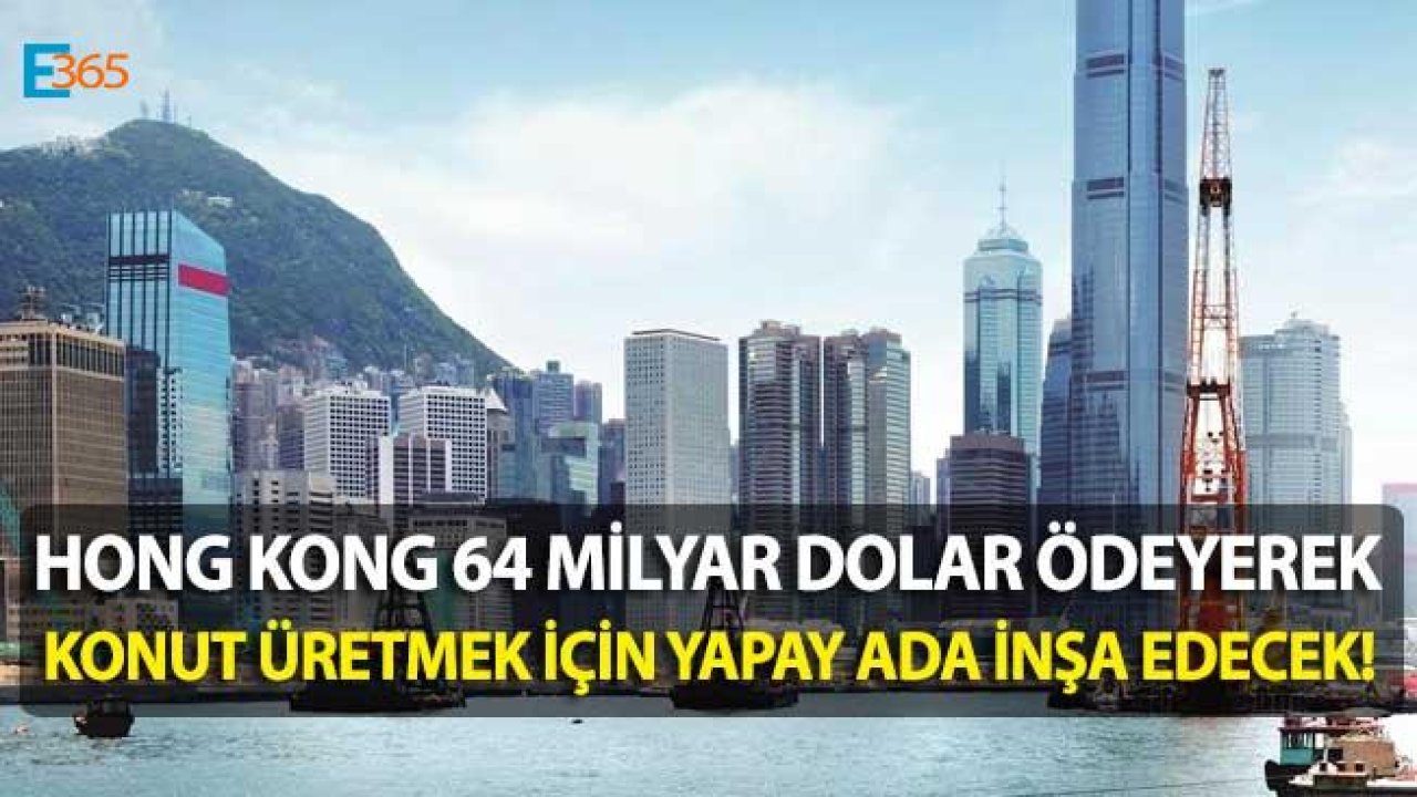 Hong Kong Konut Yapmak İçin Yapay Ada İnşa Edecek!