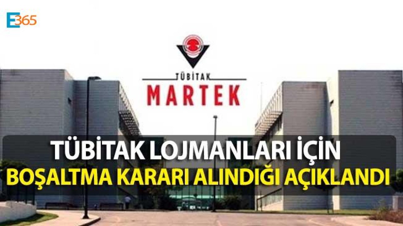 TÜBİTAK Lojman Binaları İçin Boşaltma Kararı Verildi!