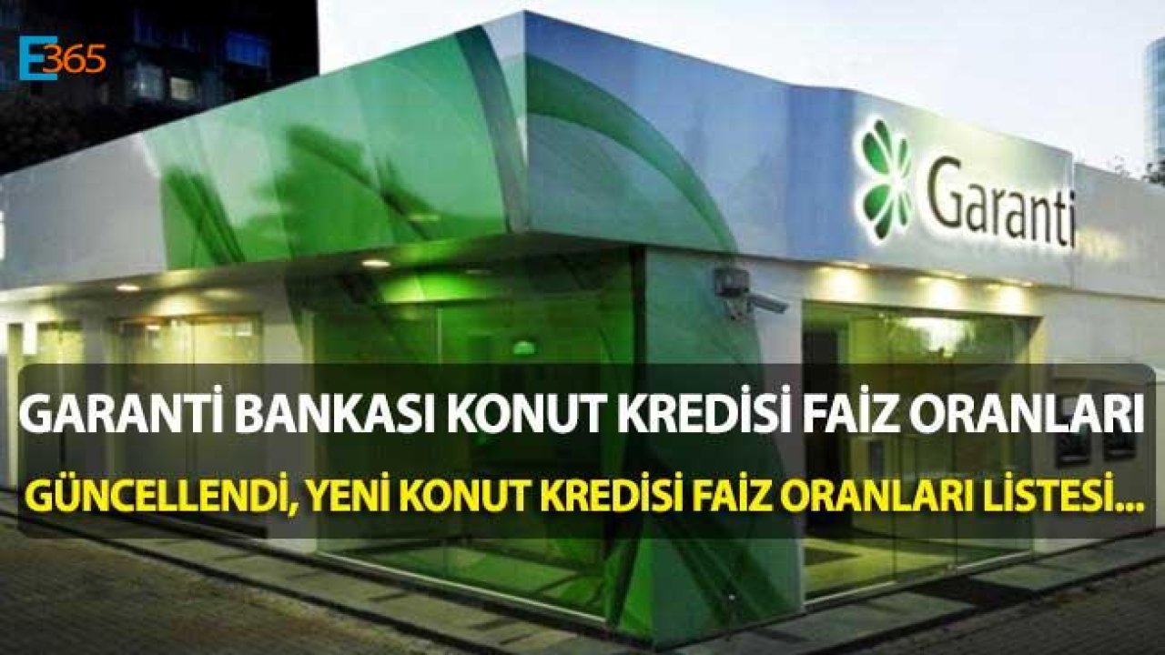 Garanti Bankası Konut Kredisi Faiz Oranları İçin Yeniden İndirim Yaptı!