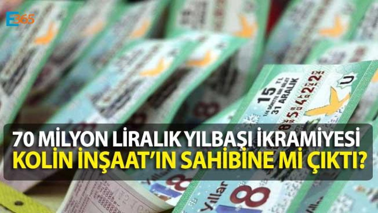 70 Milyon Liralık İkramiye Kolin İnşaata Çıktı İddiaları Hakkında Milli Piyango Açıkladı