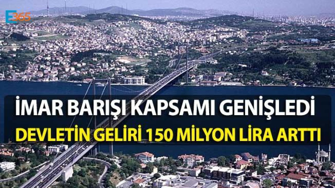 Boğaziçi İmar Barışı Kapsamı Genişledi, Gelir 150 Milyon Lira Arttı!