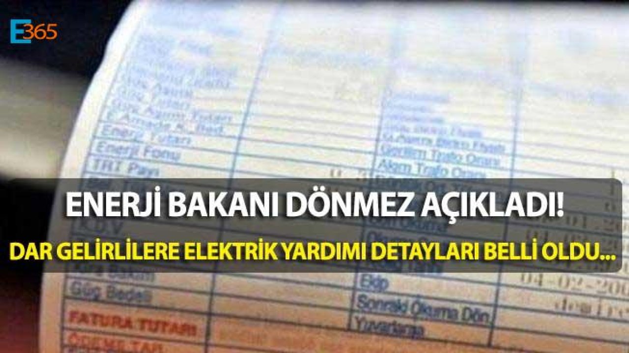 Dar Gelirli Ailelere Elektrik Yardımı Şartları Belli Oldu!