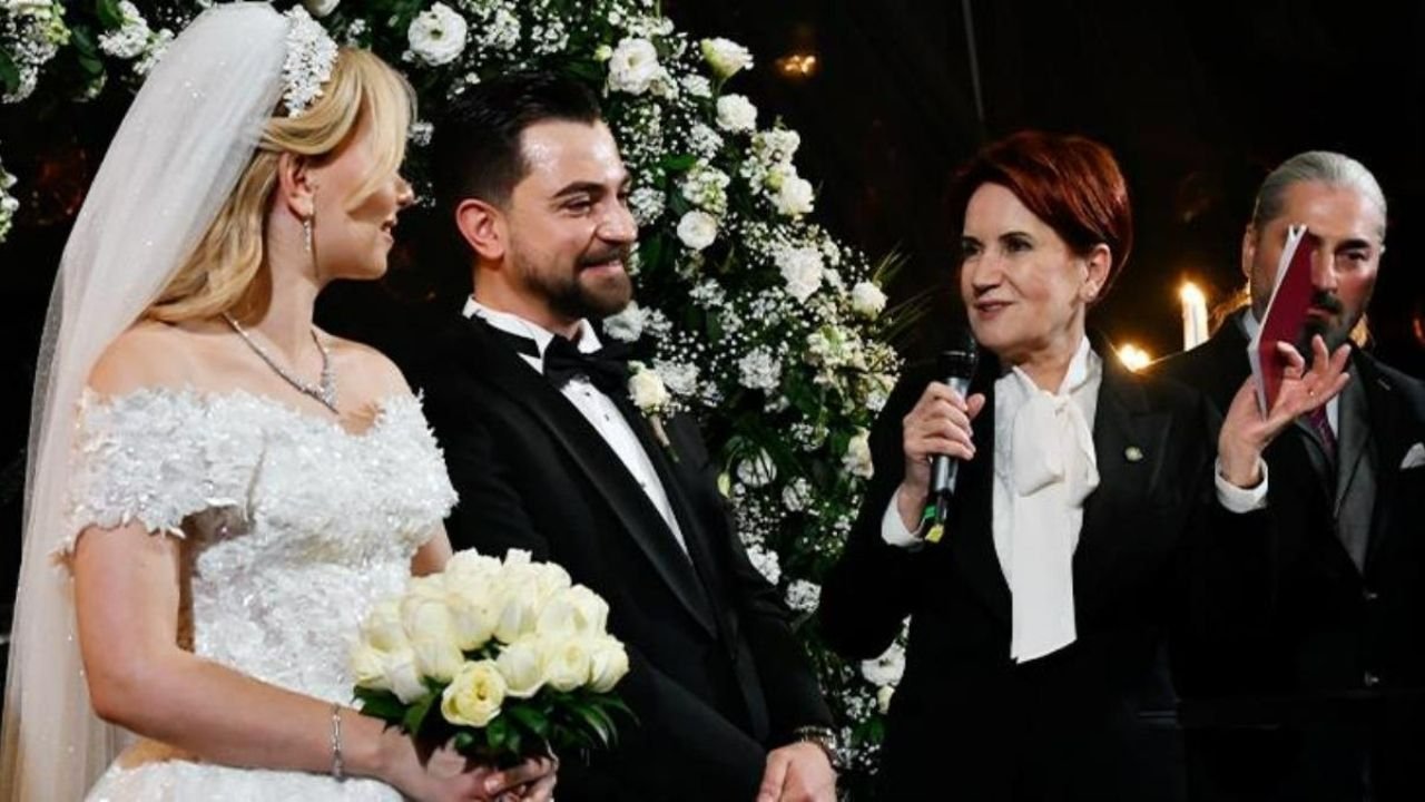 Meral Akşener nikah şahitliği yaptı! Cumhurbaşkanı Erdoğan'a 'çocuk sayısı' göndermesi