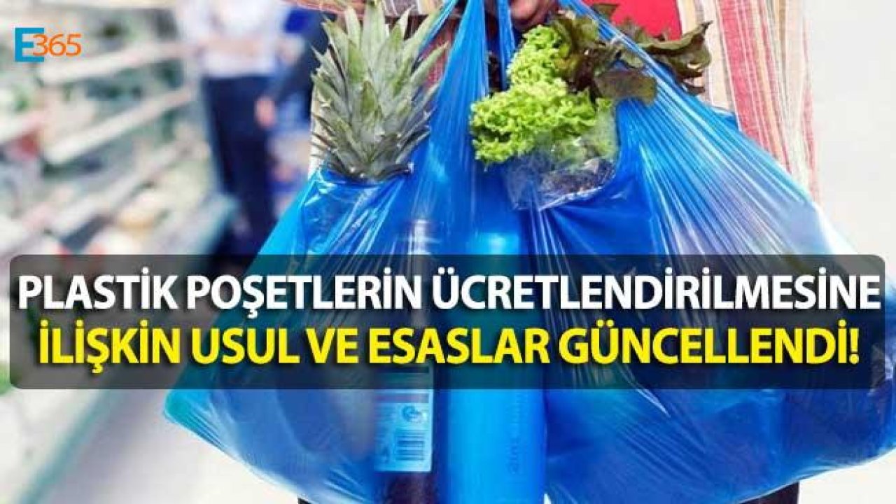 Plastik Poşetlerin Ücretlendirilmesine İlişkin Usul ve Esaslar Güncellendi!