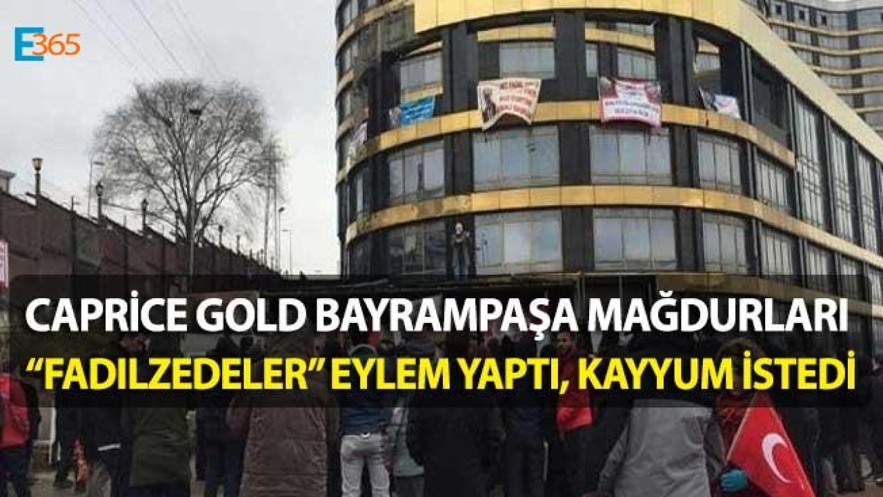 Jet Fadıl Mağdurları Caprice Gold Önünde Eylem Yaptı!