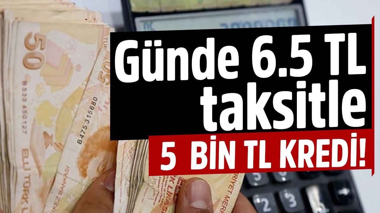 Halkbank emeklilere 6.5 TL taksitle 5.000 TL anında kredi veriyor!