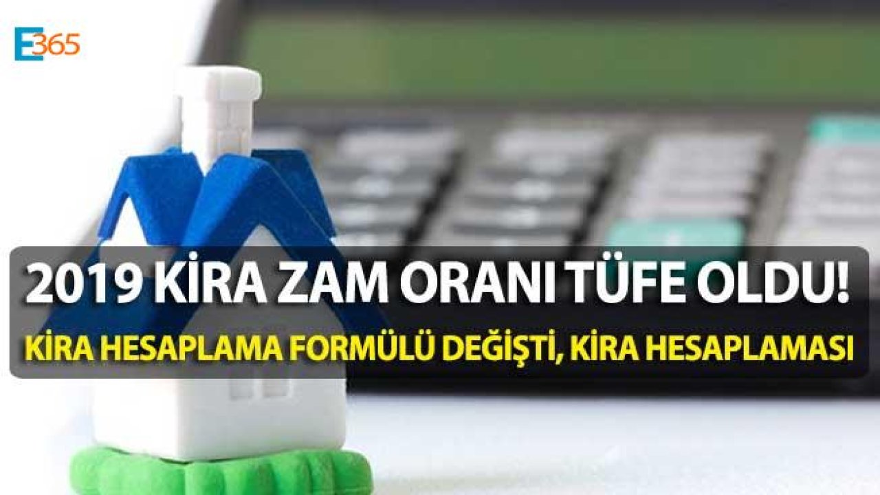 2019 TEFE TÜFE Kira Artışı Hesaplama